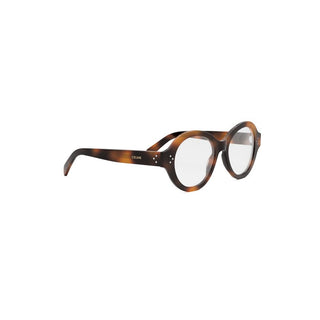 CELINE CELINE 3 Dots HD CL50157I women Havana Round Eyeglasses