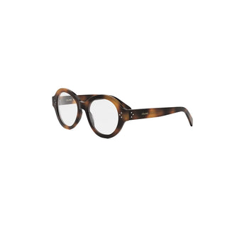 CELINE CELINE 3 Dots HD CL50157I women Havana Round Eyeglasses