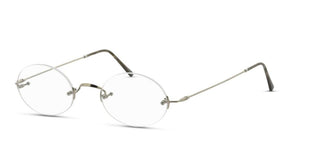 Lunor CLASSIC OVAL M unisex Silver Oval Eyeglasses