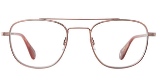 Garrett Leight CLUBHOUSE II unisex Rose gold Pilot Eyeglasses