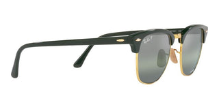 Ray-Ban CLUBMASTER RB 3016 unisex Gold Visor Sunglasses