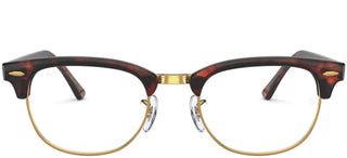 Ray-Ban CLUBMASTER RX 5154 unisex Havana Geometric Eyeglasses