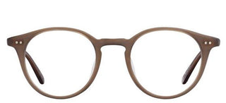 Garrett Leight CLUNE unisex Brown Round Eyeglasses