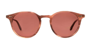 Garrett Leight CLUNE SUN unisex Havana Round Sunglasses