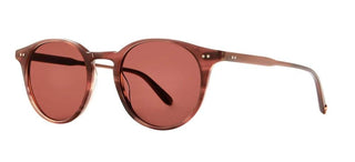 Garrett Leight CLUNE SUN unisex Havana Round Sunglasses