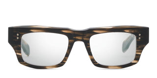 Dita COSMOHACKER unisex Havana Squared Eyeglasses