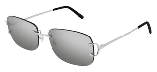 Cartier Signature C de Cartier CT0011RS unisex Silver Geometric Sunglasses