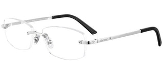 Cartier CT0086O unisex Silver Geometric Eyeglasses