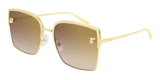 Cartier Panthère de Cartier CT0199S women Gold Oversize Sunglasses