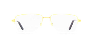 Cartier CT0217OA men Gold Geometric Eyeglasses