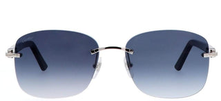 Cartier Signature C de Cartier CT0227S men Silver Geometric Sunglasses