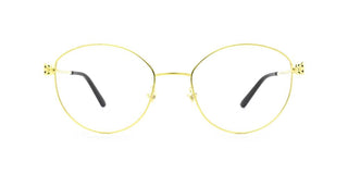 Cartier CT0234O women Gold Round Eyeglasses