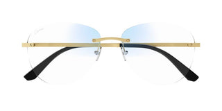 Cartier Première de Cartier CT0254S men Gold Geometric Sunglasses