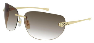 Cartier Panthère de Cartier CT0266S men Gold Geometric Sunglasses