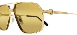 Cartier Première de Cartier CT0270S men Gold Pilot Sunglasses