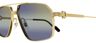 Cartier Première de Cartier CT0270S men Gold Pilot Sunglasses