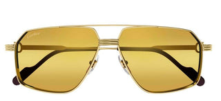 Cartier Première de Cartier CT0270S men Gold Pilot Sunglasses