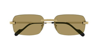 Cartier Première de Cartier CT0271S men Gold Squared Sunglasses