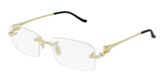 Cartier CT0281O women Gold Geometric Eyeglasses