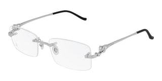 Cartier CT0281O women Silver Geometric Eyeglasses