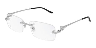 Cartier CT0281O women Silver Geometric Eyeglasses