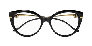 Cartier CT0283O women Black Cat Eye Eyeglasses