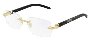 Cartier Première De Cartier Ct0286o Men Gold Geometric Eyeglasses