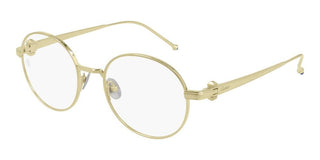 Cartier CT0293O men Gold Round Eyeglasses