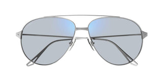 Cartier Santos de Cartier CT0298S women Silver Pilot Sunglasses