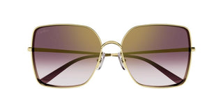 Cartier CT0299S women Gold Visor Sunglasses