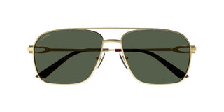 Cartier CT0306S men Gold Visor Sunglasses