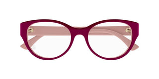 Cartier CT0315O women Red Squared Eyeglasses