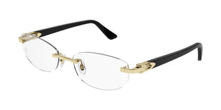 Cartier Ct0318o Women Black Squared Eyeglasses