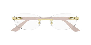 Cartier Ct0318o Women Pink Squared Eyeglasses