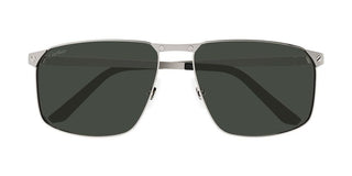 Cartier Santos de Cartier CT0322S men Silver Squared Sunglasses