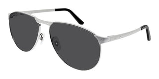 Cartier Santos de Cartier CT0323S men Silver Pilot Sunglasses