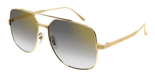 Cartier Santos de Cartier CT0329S women Gold Pilot Sunglasses