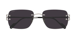 Cartier Signature C de Cartier CT0330S men Silver Geometric Sunglasses