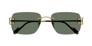 Cartier Signature C de Cartier CT0330S men Gold Geometric Sunglasses