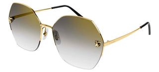 Cartier Panthère de Cartier CT0332S women Gold Geometric Sunglasses