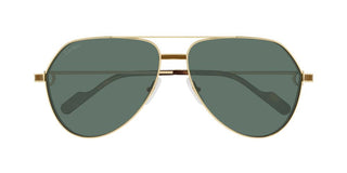 Cartier Première de Cartier CT0334S men Gold Pilot Sunglasses