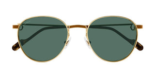 Cartier CT0335S men Gold Geometric Sunglasses