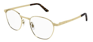 Cartier Santos de Cartier CT0337O men Gold Geometric Eyeglasses