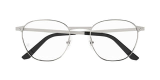 Cartier Santos de Cartier CT0337O men Silver Geometric Eyeglasses