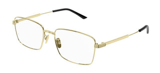 Cartier CT0347O men Gold Squared Eyeglasses