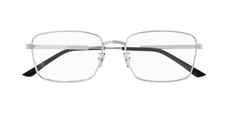 Cartier CT0347O men Silver Squared Eyeglasses