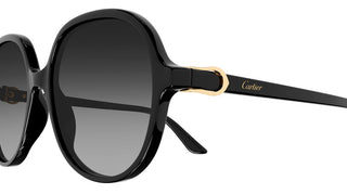 Cartier CT0350S women Black Butterfly Sunglasses