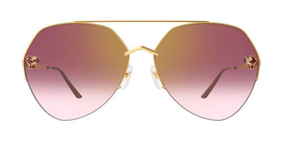 Cartier Panthère de Cartier CT0355S women Gold Visor Sunglasses