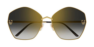 Cartier Panthère de Cartier CT0356S women Gold Geometric Sunglasses