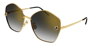 Cartier Panthère de Cartier CT0356S women Gold Geometric Sunglasses